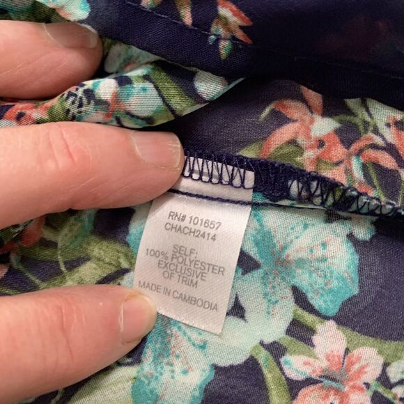 Charming Charlie Top Women Small ScoopNeck Sheer Floral Babydoll Lace Fairy Boho - Picture 4 of 9